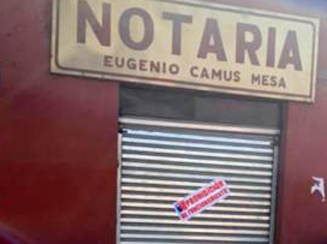 notaria camus cierre covid