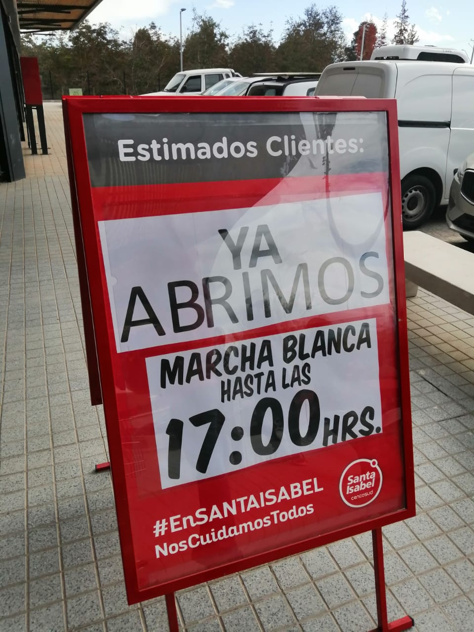 santa isabel marcha blanca