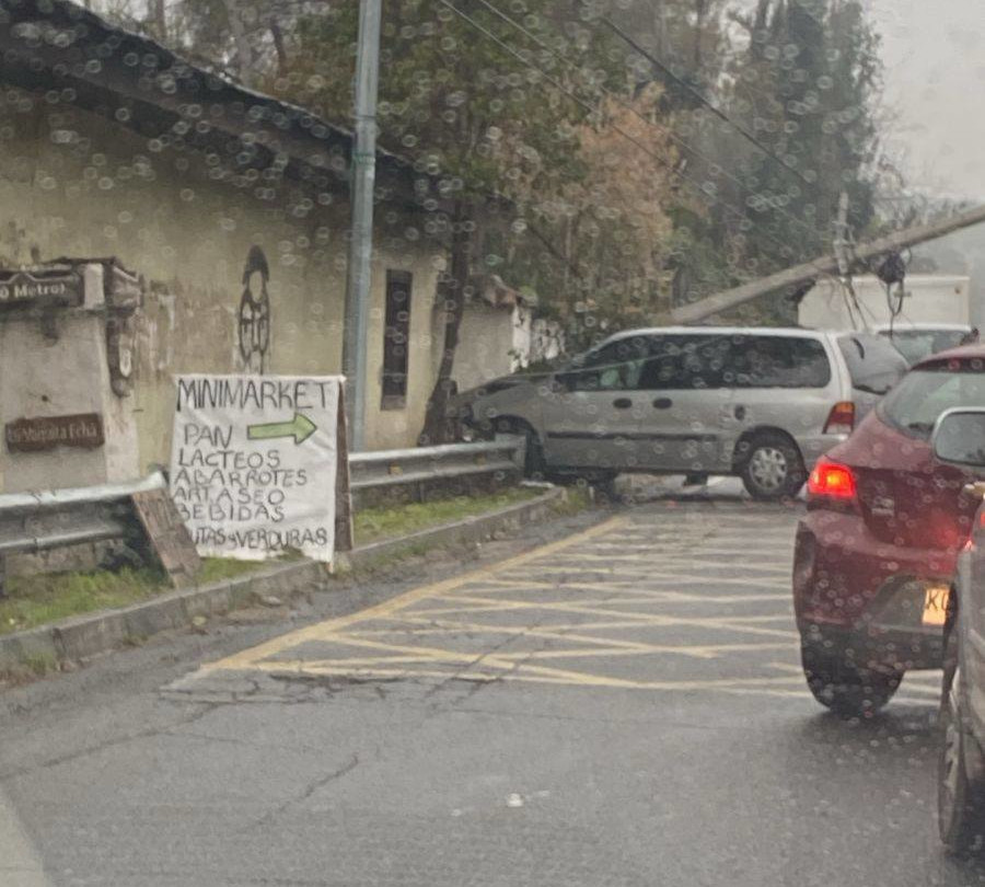 choque porste de comunicaciones