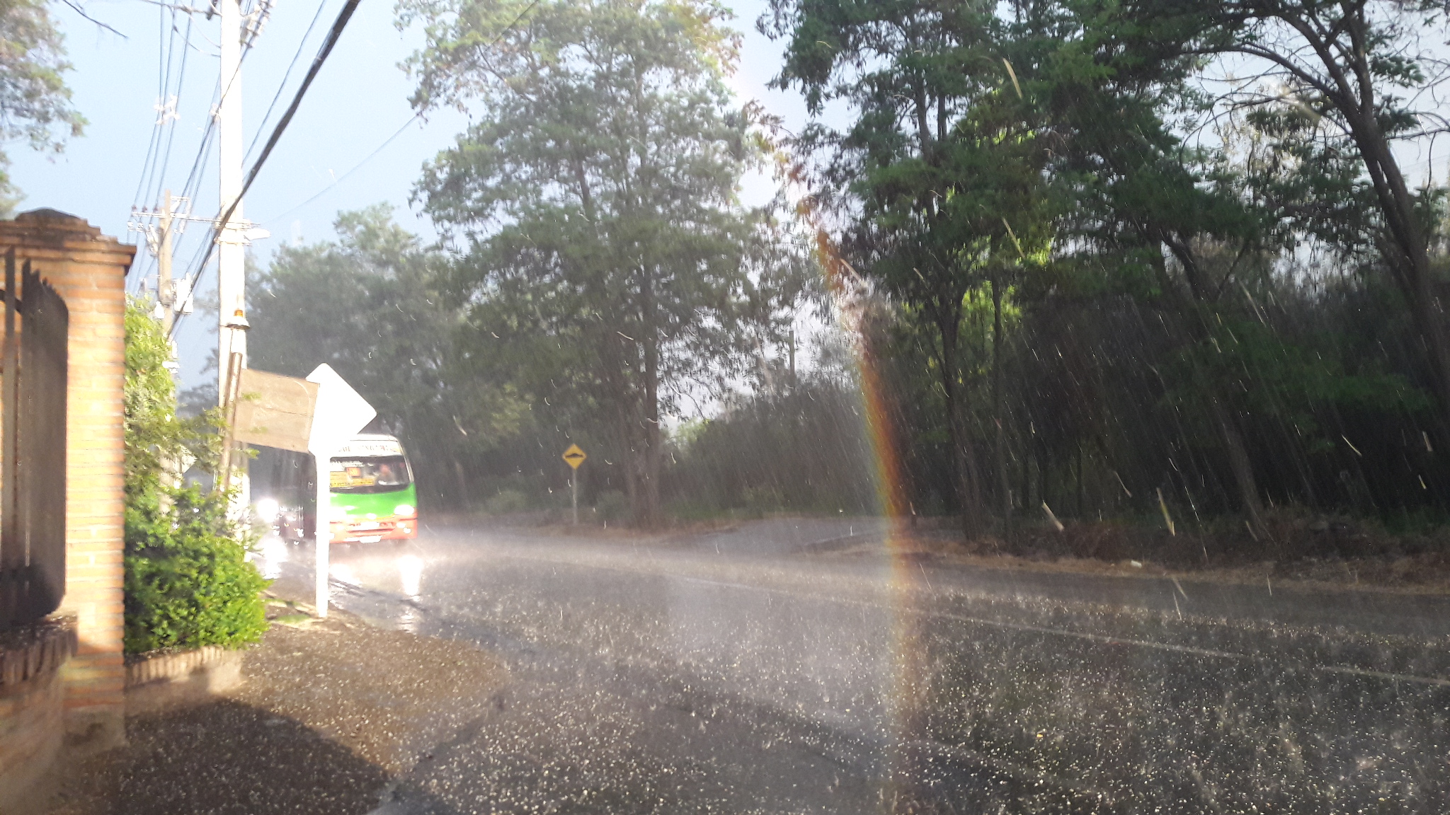 arcoiris en formacion