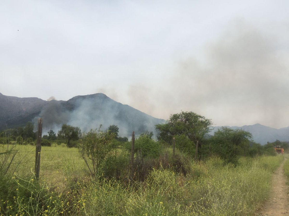 incendio forestal santa rita