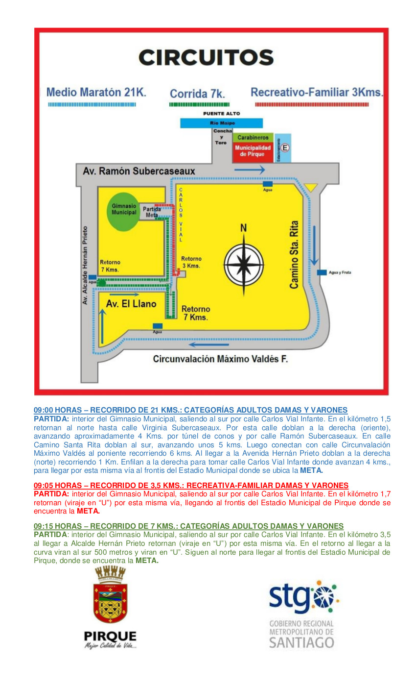 CIRCUITOS PIRQUE 2015