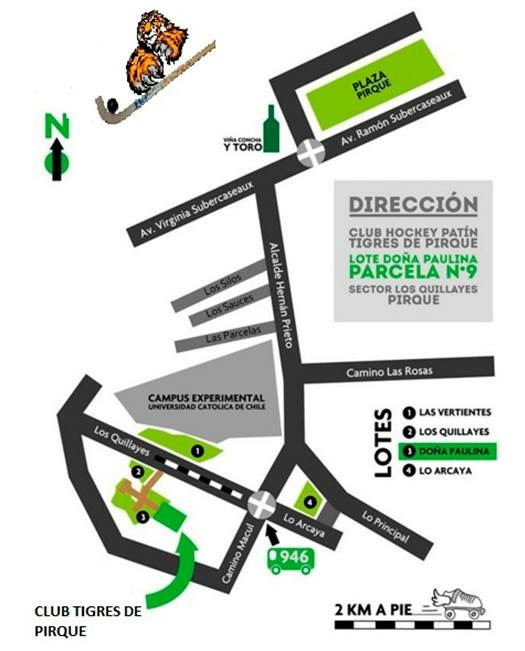 tigres de pirque mapa