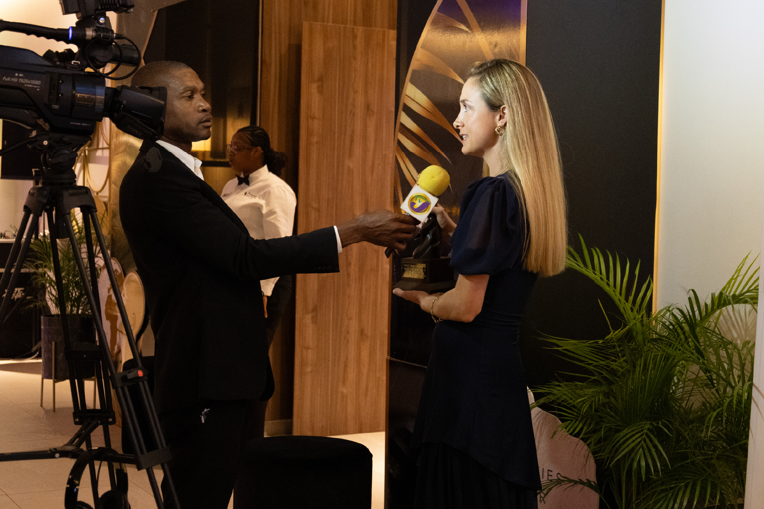 Media interviews in Jamaica