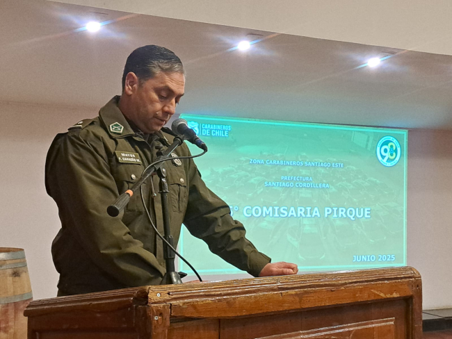 comisario de Pirque seguridad